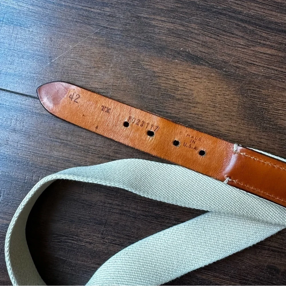 VTG Trafalgar Brown Canvas Belt